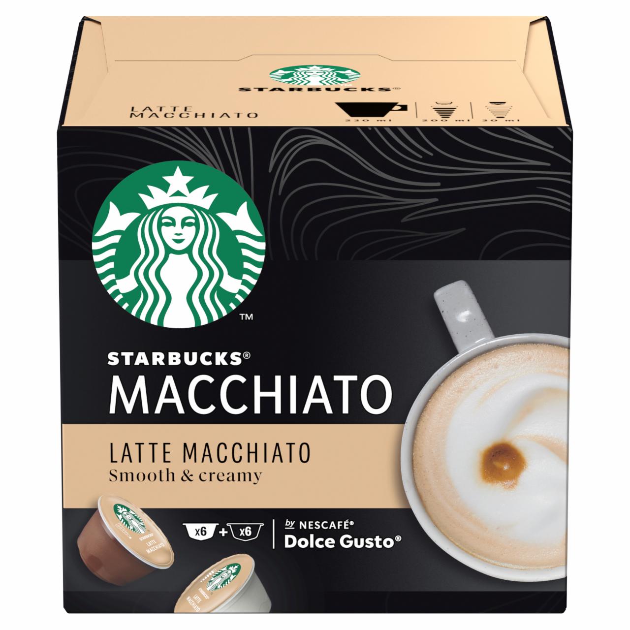 Zdjęcia - Nescafé Dolce Gusto Starbucks Latte Macchiato Kawa w kapsułkach 129 g (6 x 16 g 6 x 5,5 g)