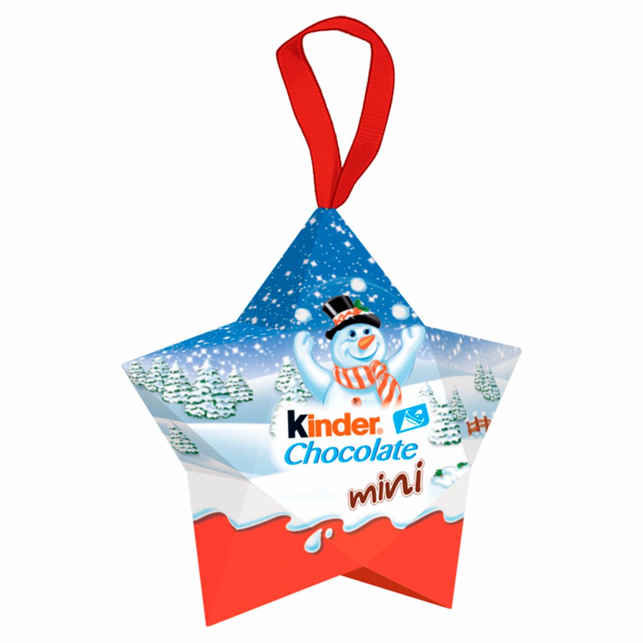 Zdjęcia - Kinder Chocolate Mini Batonik z mlecznej czekolady z nadzieniem mlecznym 42 g (7 sztuk)