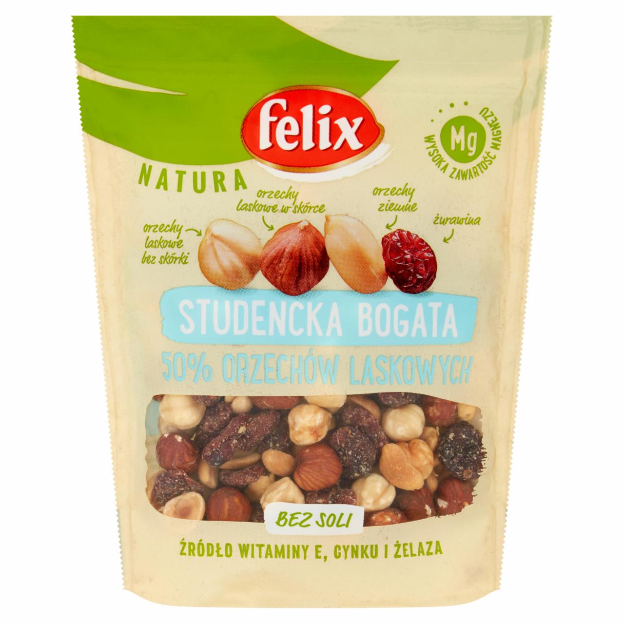 Zdjęcia - Felix Natura Mieszanka studencka bogata 50% orzechów laskowych 150 g