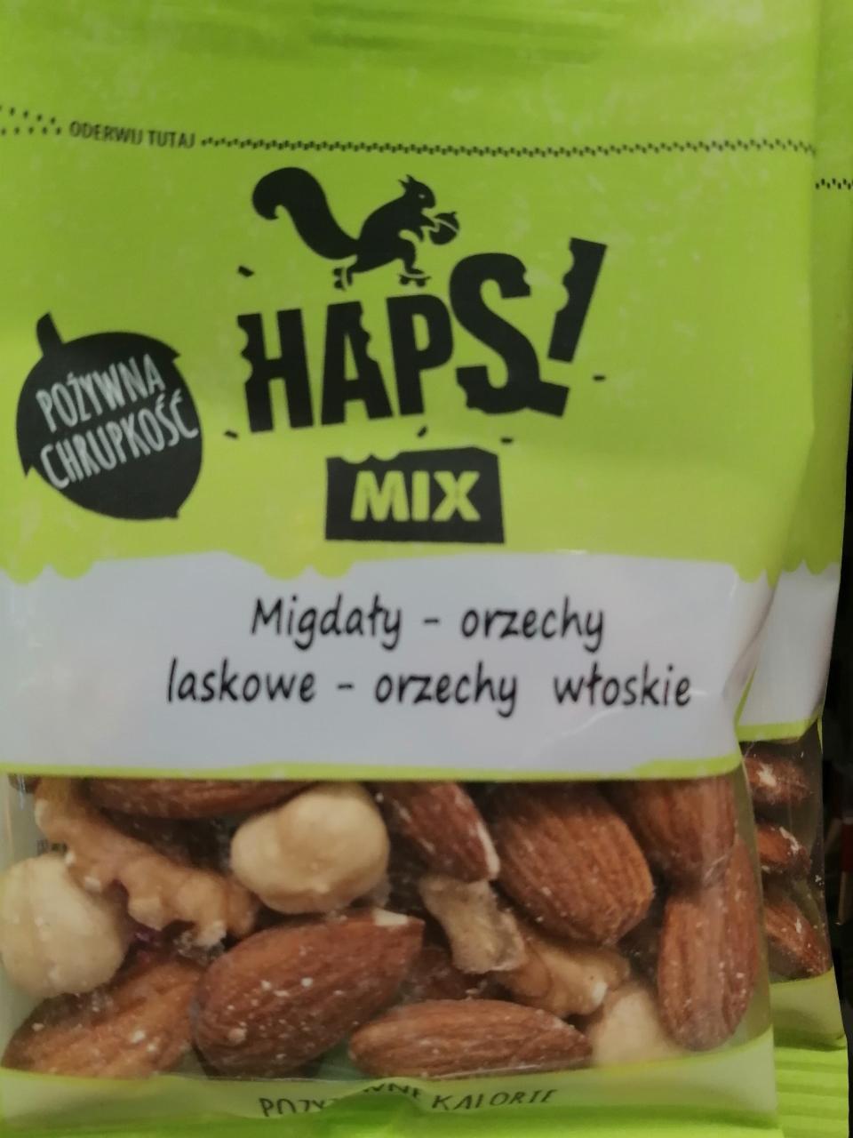 Zdjęcia - Haps migdały orzechy laskowe/włoskie 