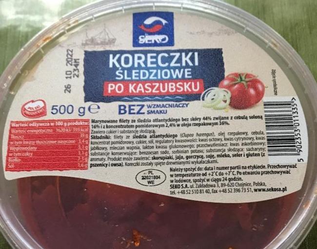 Zdjęcia - Koreczki śledziowe kaszubskie Seko