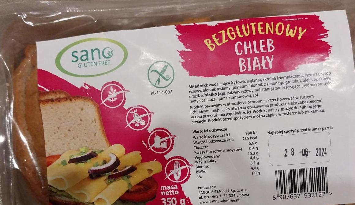 Zdjęcia - Bezglutenowy chleb biały sano