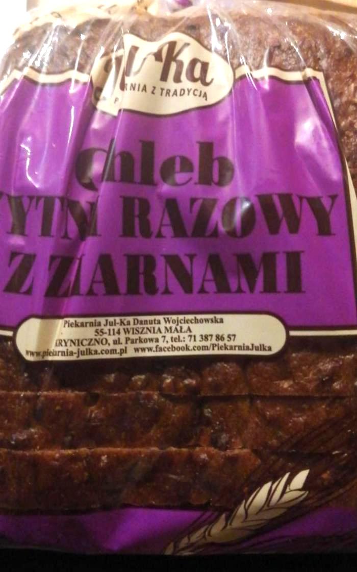 Zdjęcia - Chleb żytni razowy z ziarnami Jul-ka