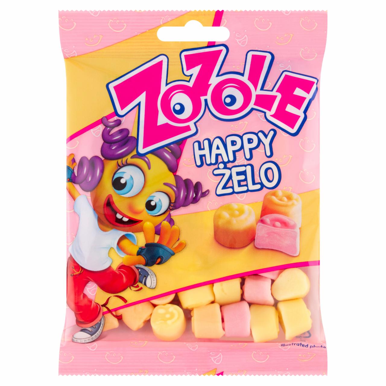 Zdjęcia - Zozole Happy Żelo Żelki o smakach owocowych 75 g