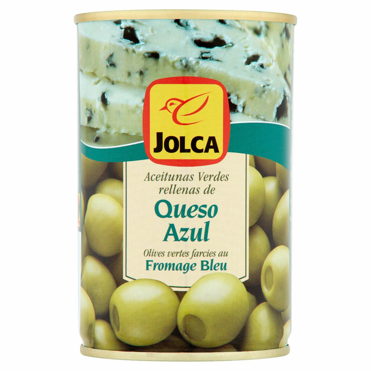 Zdjęcia - Jolca Oliwki zielone manzanilla nadziewane serem pleśniowym 300 g