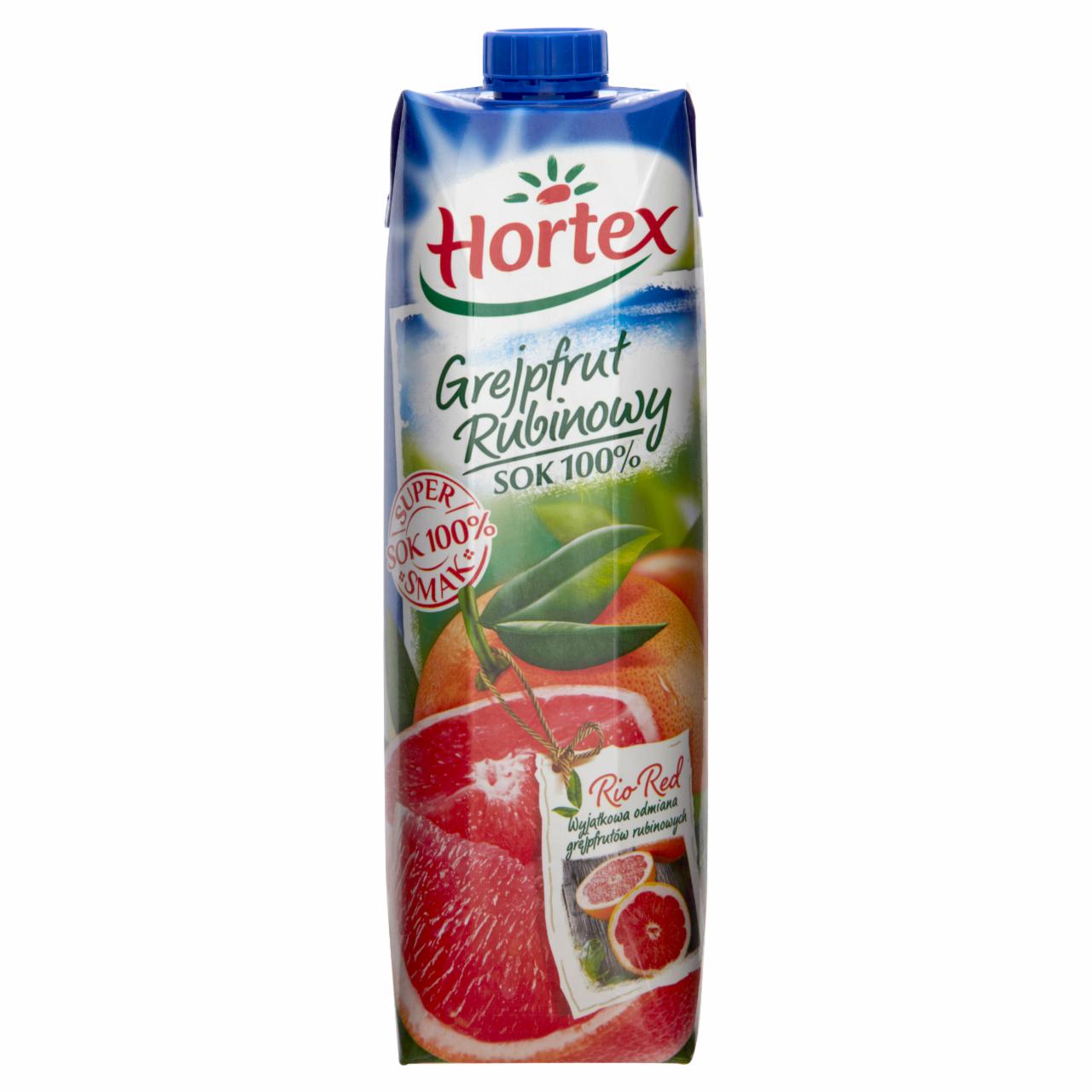 Zdjęcia - Hortex Grejpfrut Rubinowy Sok 100% 1 l