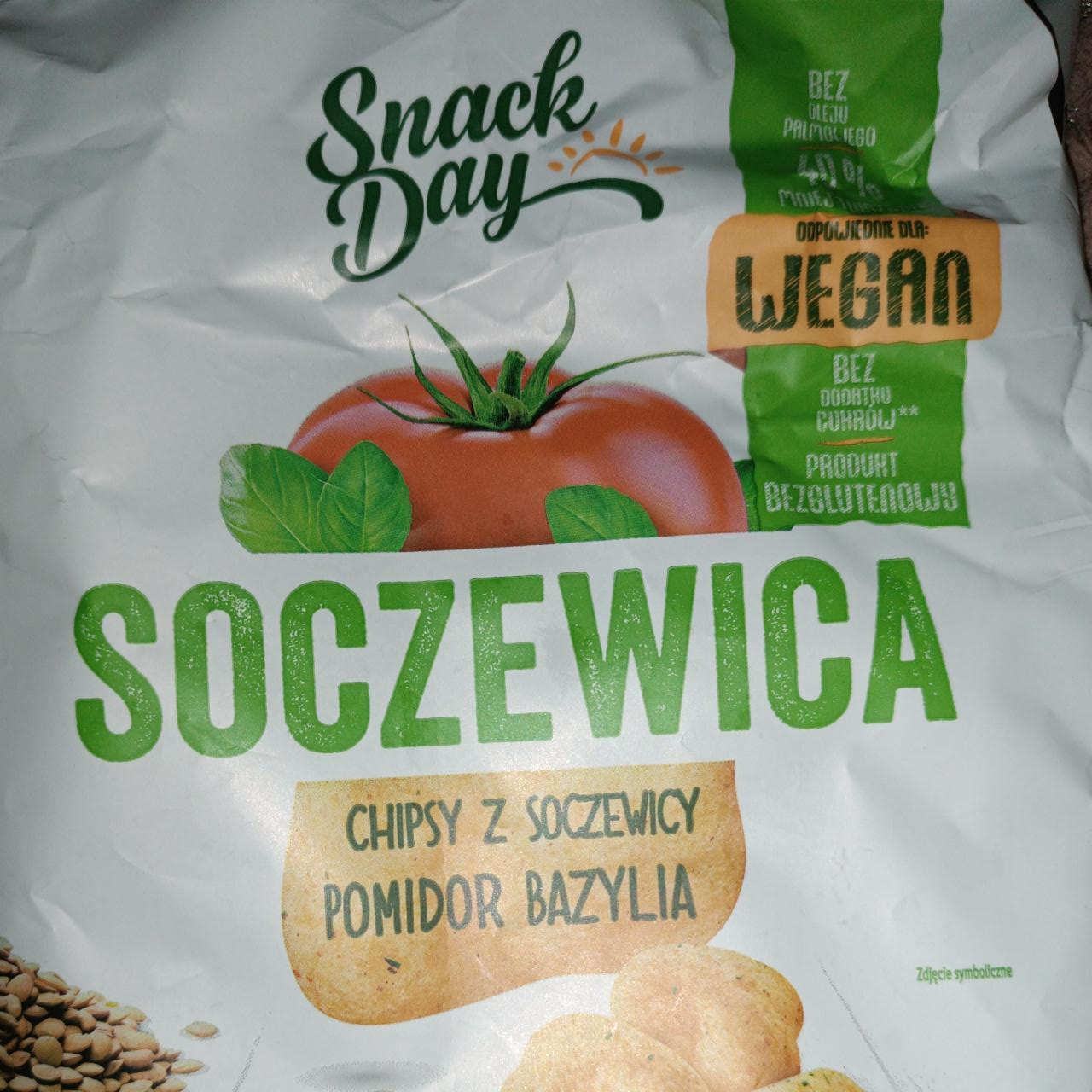 Zdjęcia - Chipsy z soczewicy pomidor bazylia Snack Day