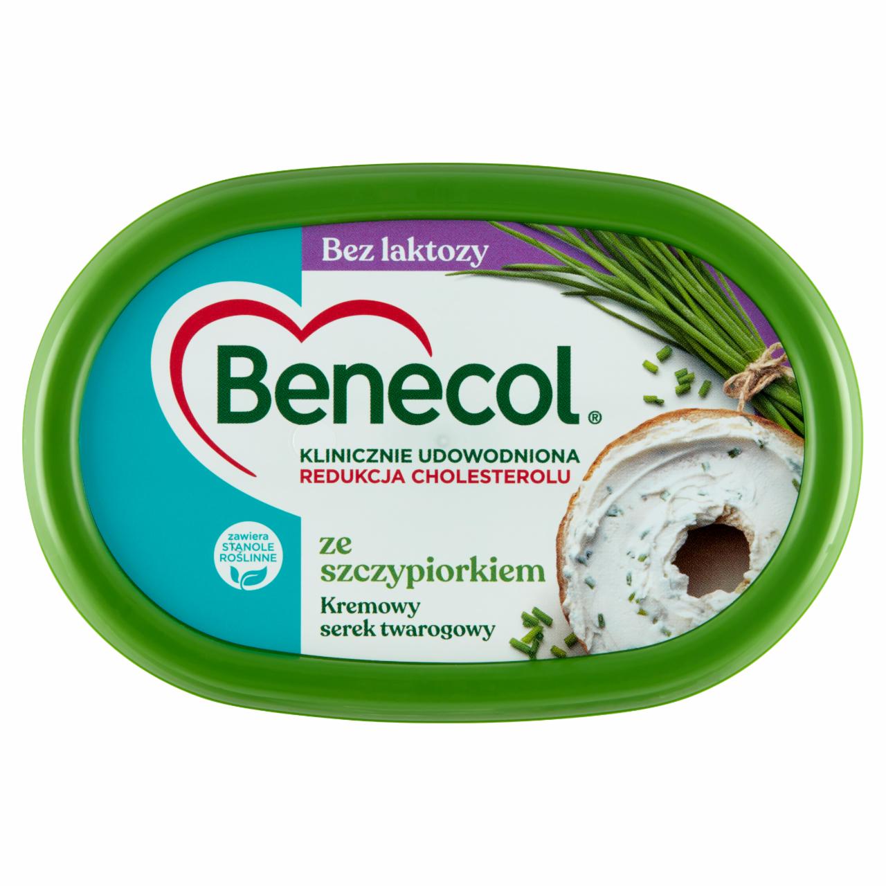 Zdjęcia - Benecol Kremowy serek twarogowy bez laktozy ze szczypiorkiem 120 g