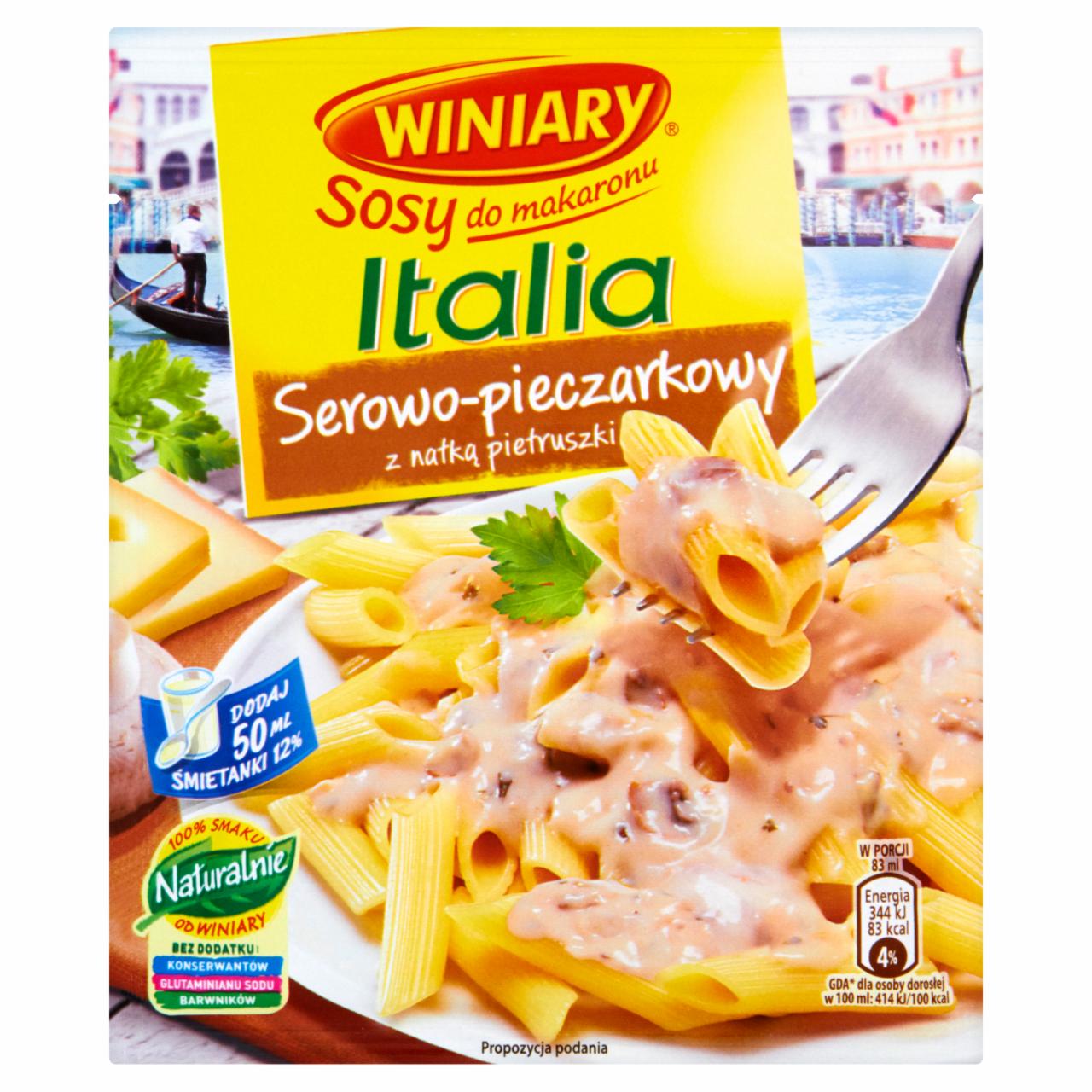 Zdjęcia - Winiary Italia Sos serowo-pieczarkowy 29 g