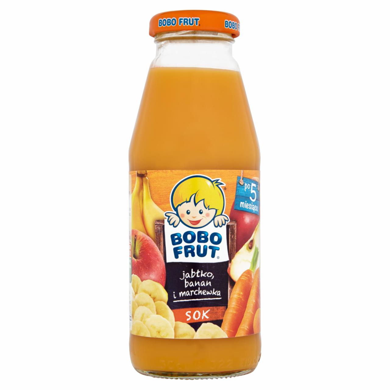 Zdjęcia - Bobo Frut Sok jabłko banan marchewka po 5. miesiącu 300 ml