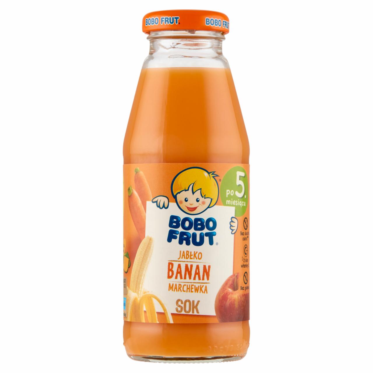 Zdjęcia - Bobo Frut Sok jabłko banan marchewka po 5. miesiącu 300 ml