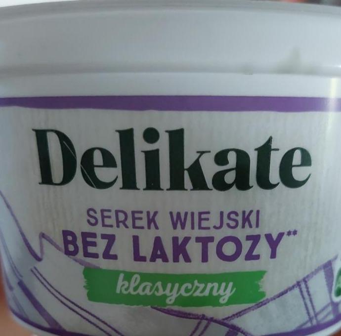 Zdjęcia - Serek wiejski bez laktozy Delikate