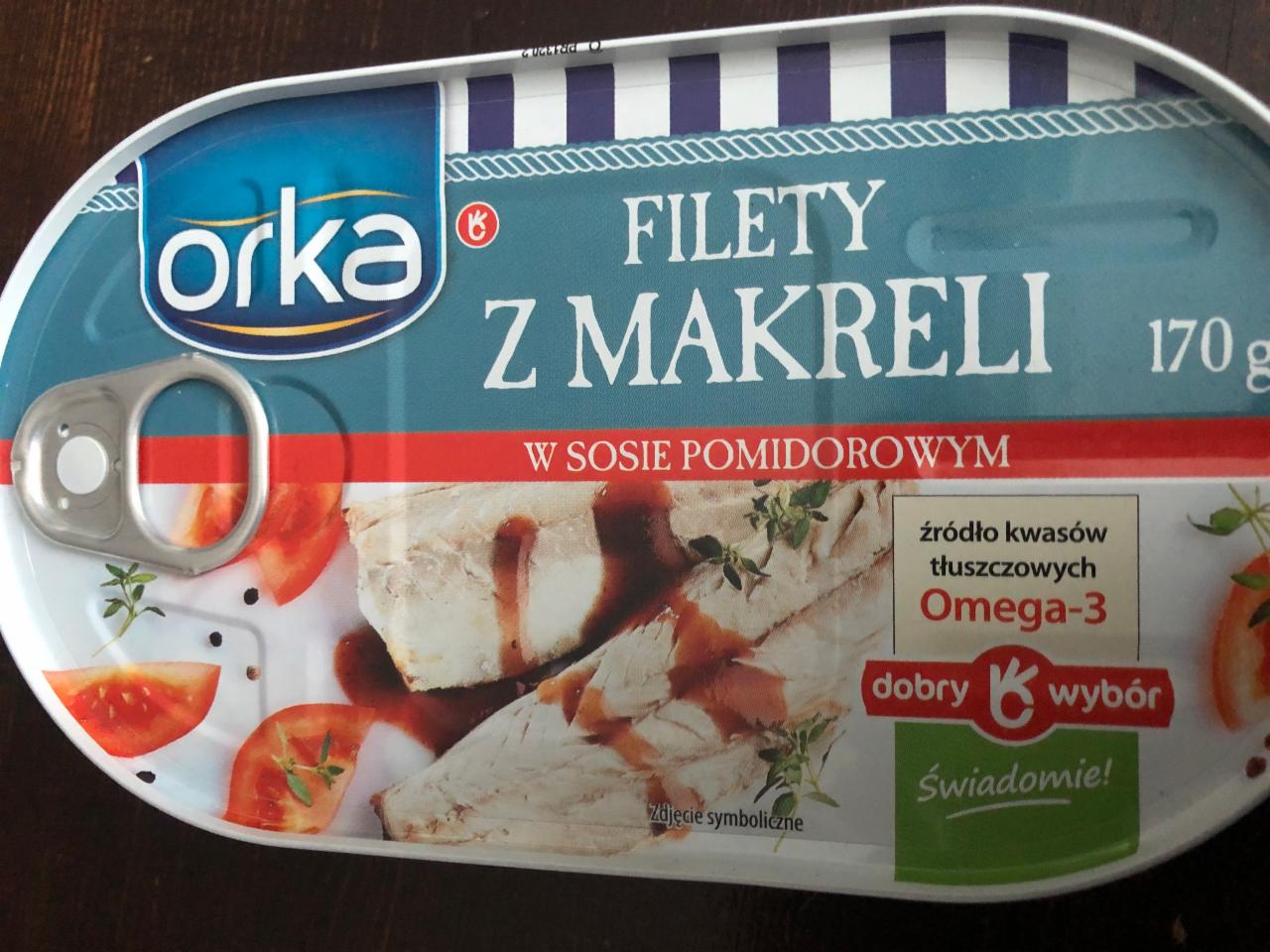 Zdjęcia - Filety z makreli w sosie pomidorowym Orka