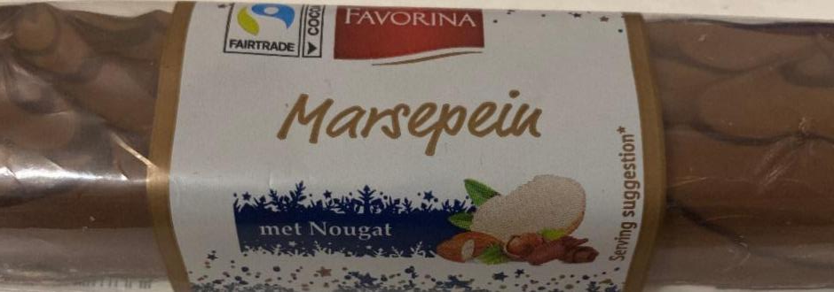 Zdjęcia - Finest Marzipan log with nougat Favorina