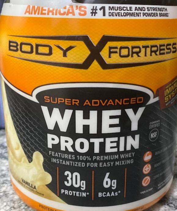 Zdjęcia - Super Advanced Whey vanilla Protein Body Fortress