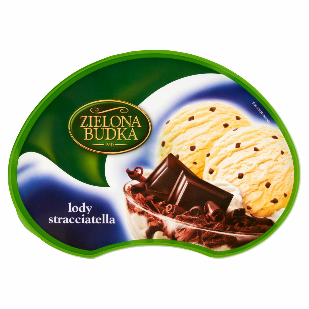 Zdjęcia - Zielona Budka Lody stracciatella 1000 ml