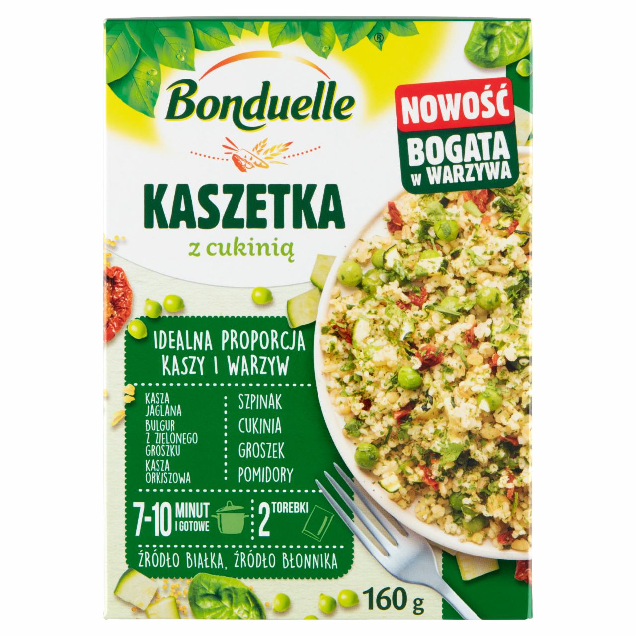 Zdjęcia - Bonduelle Kaszetka z cukinią 160 g (2 torebki)