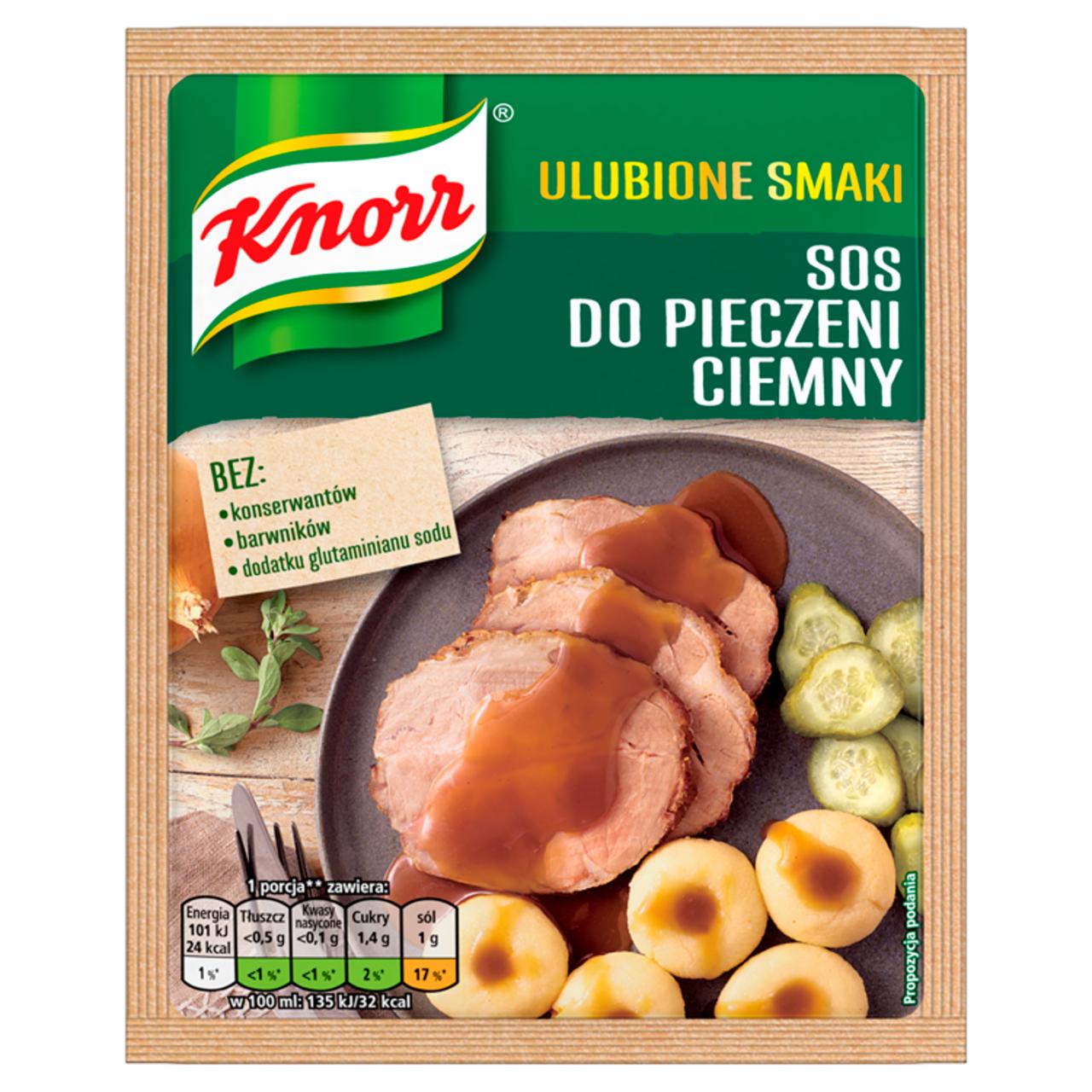 Zdjęcia - Knorr Ulubione Smaki Sos do pieczeni ciemny 29 g