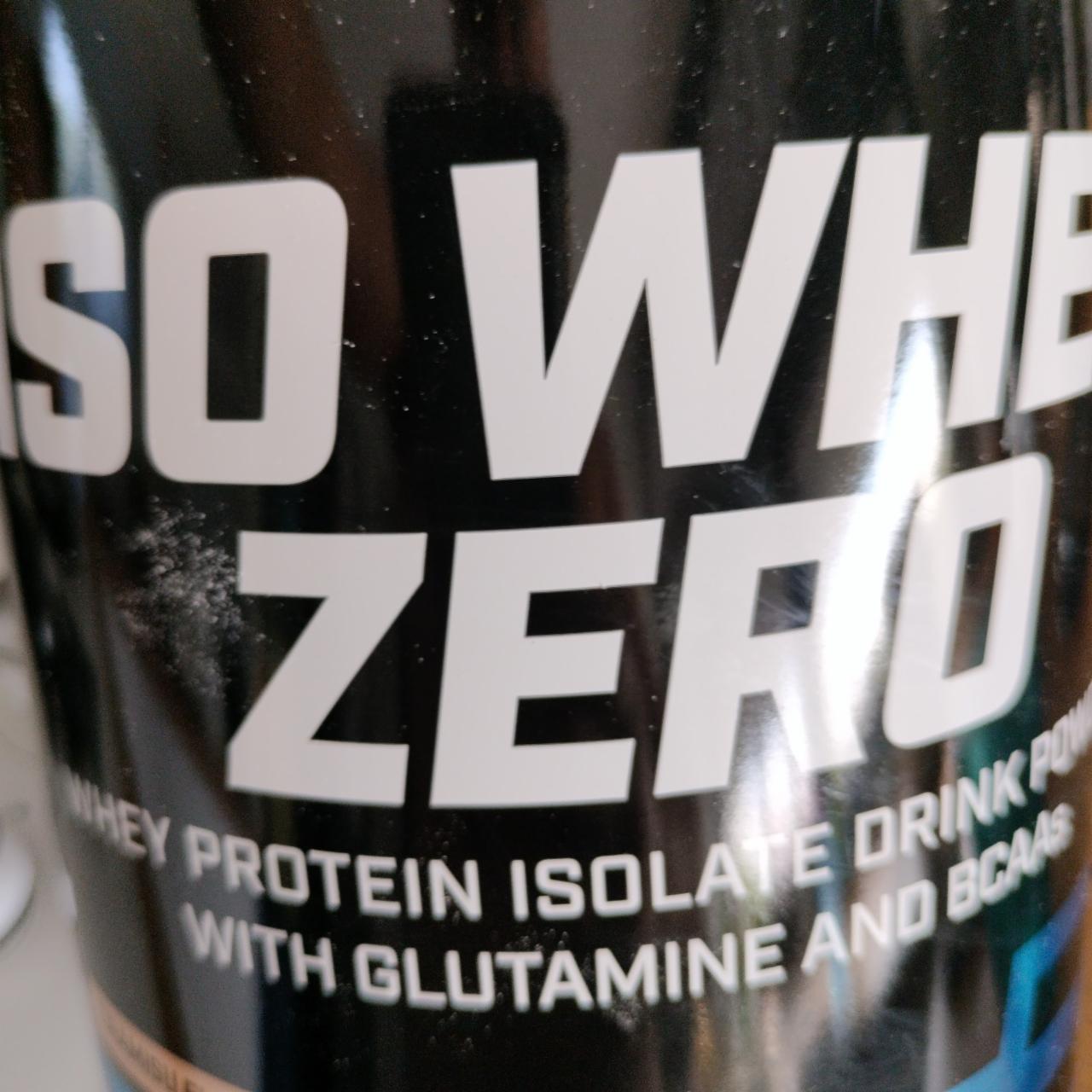Zdjęcia - ISO WHEY ZERO whey protein isolate drink powder with GLUTAMINE and BCAAs BioTechUSA