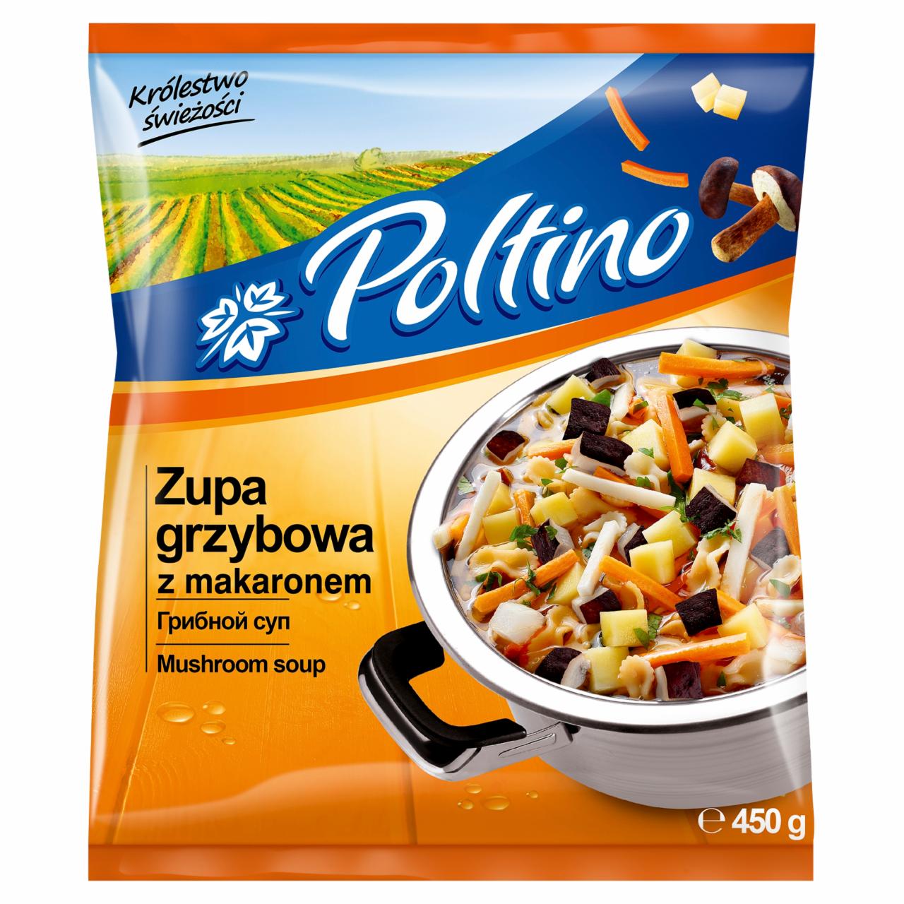 Zdjęcia - Poltino Zupa grzybowa z makaronem 450 g