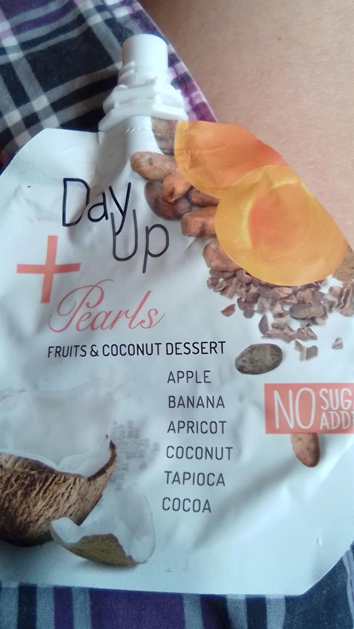 Zdjęcia - day up + pearls fruits &coconut dessert apricot