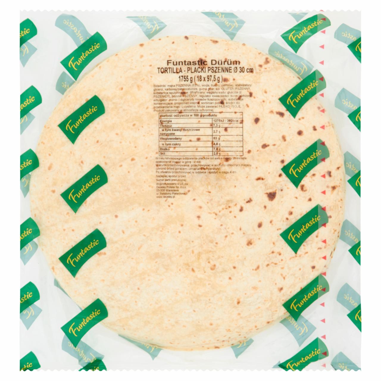 Zdjęcia - Funtastic Dürüm Tortilla placki pszenne 1755 g (18 sztuk)