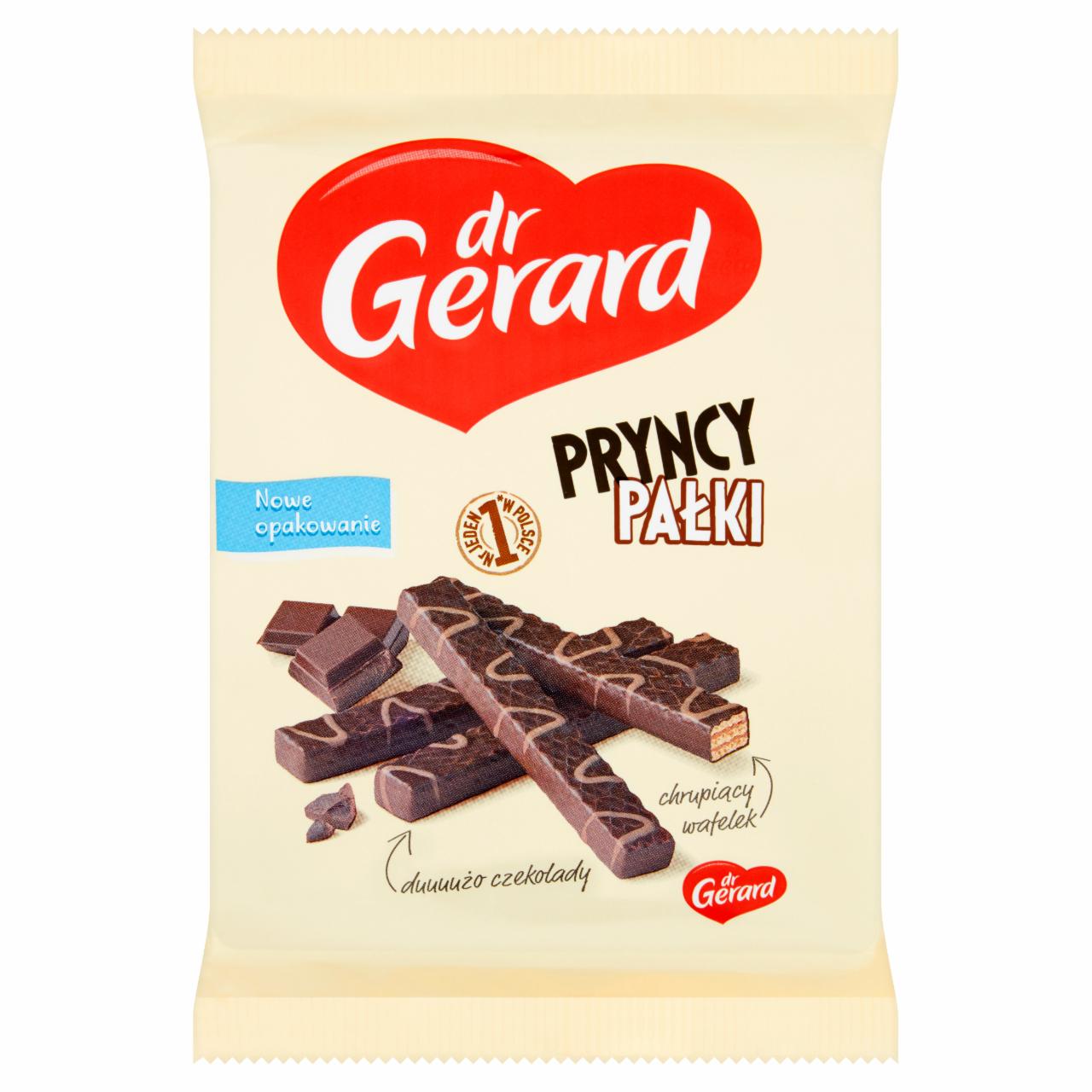 Zdjęcia - dr Gerard PryncyPałki Wafelki z kremem kakaowym w czekoladzie 128 g