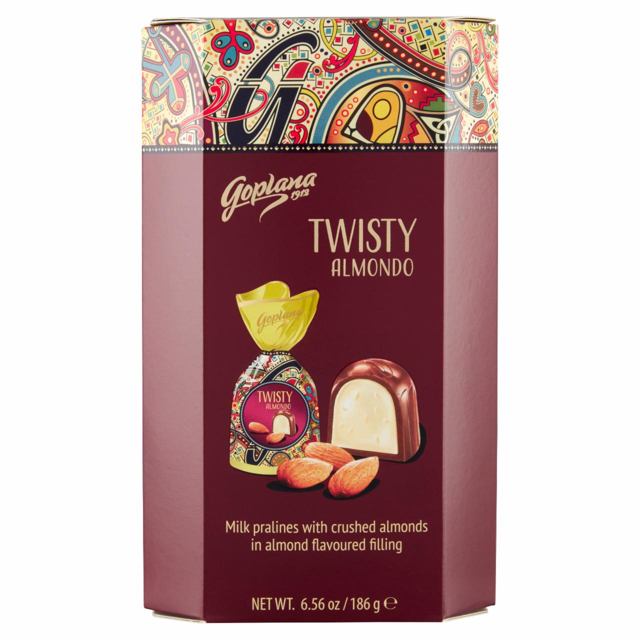 Zdjęcia - Goplana Twisty Almondo Czekoladki 186 g