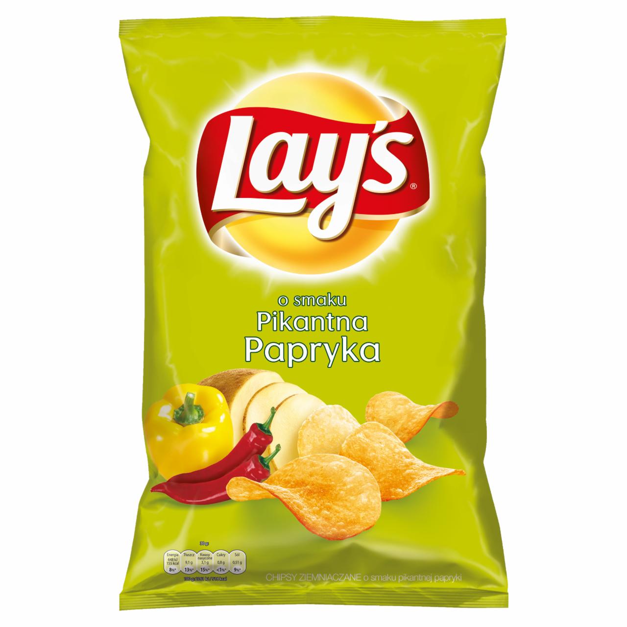 Zdjęcia - Lay's o smaku Pikantna papryka Chipsy ziemniaczane 140 g