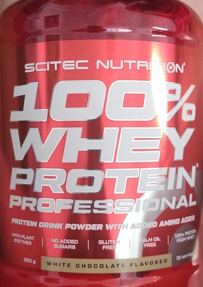 Zdjęcia - 100% whey protein professional White chocolate Scitec Nutrition