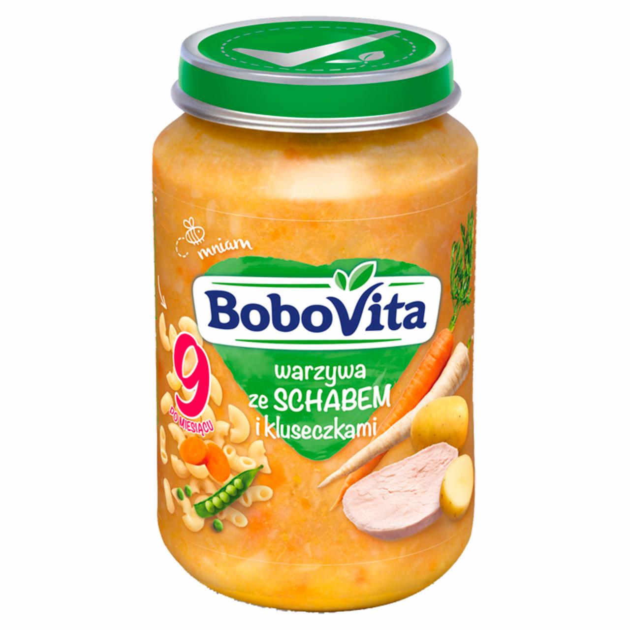 Zdjęcia - BoboVita Warzywa ze schabem i kluseczkami po 9 miesiącu 190 g