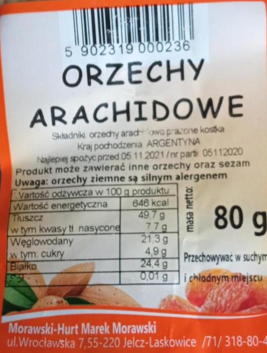 Zdjęcia - orzechy arachidowe Morawski