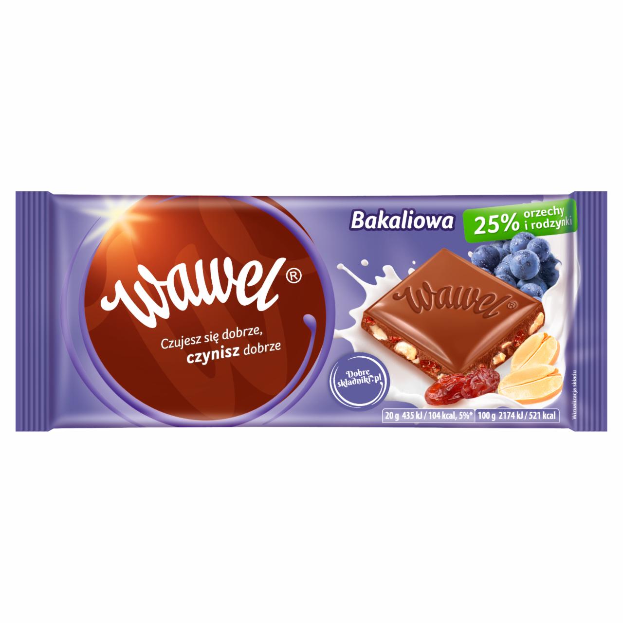 Zdjęcia - Wawel Bakaliowa Czekolada mleczna 100 g