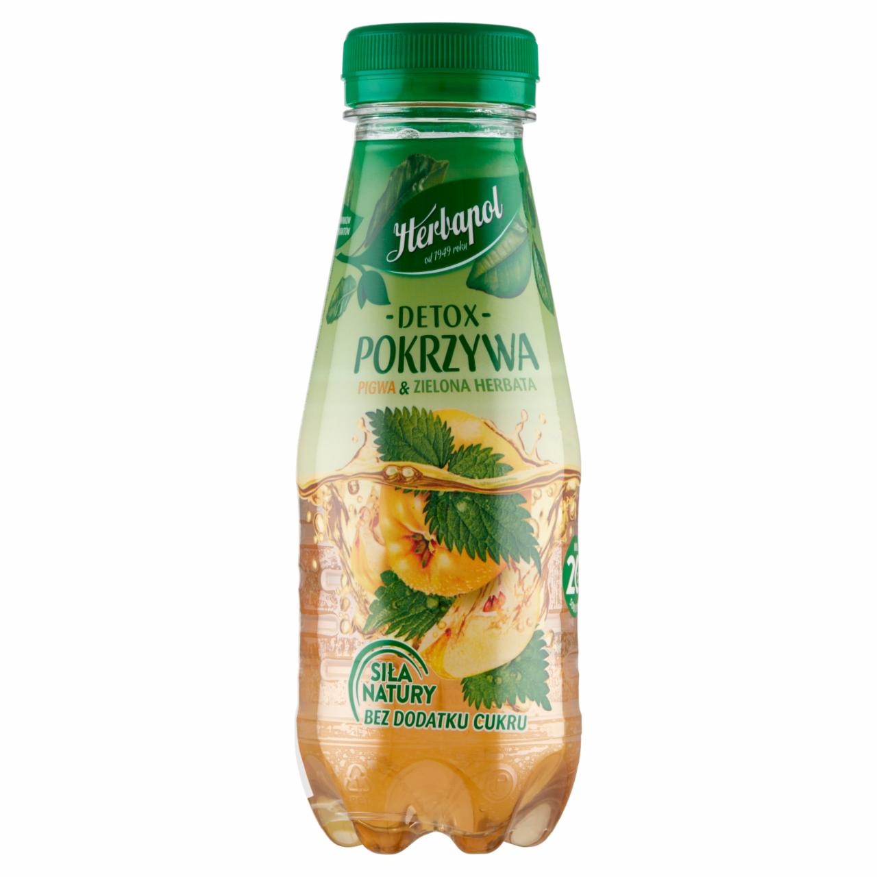 Zdjęcia - Herbapol Detox Napój owocowo-ziołowy pokrzywa pigwa & zielona herbata 300 ml