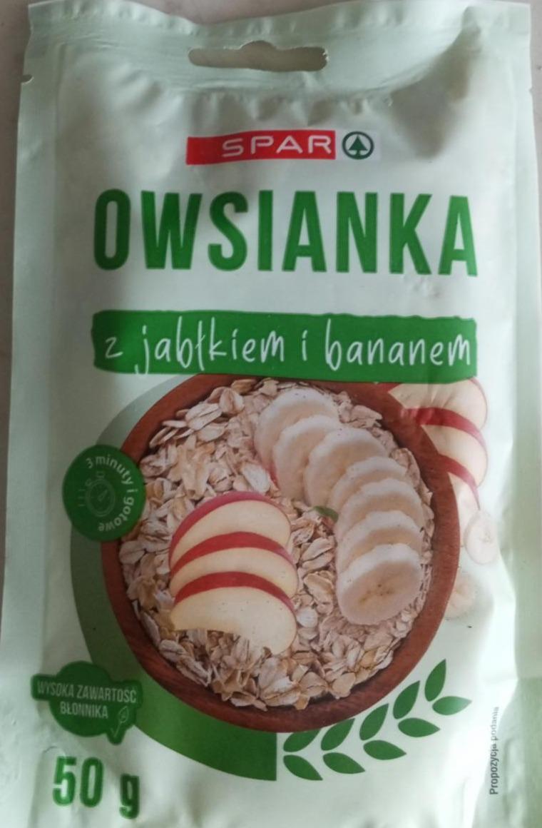 Zdjęcia - Owsianka z jabłkiem i bananem Spar