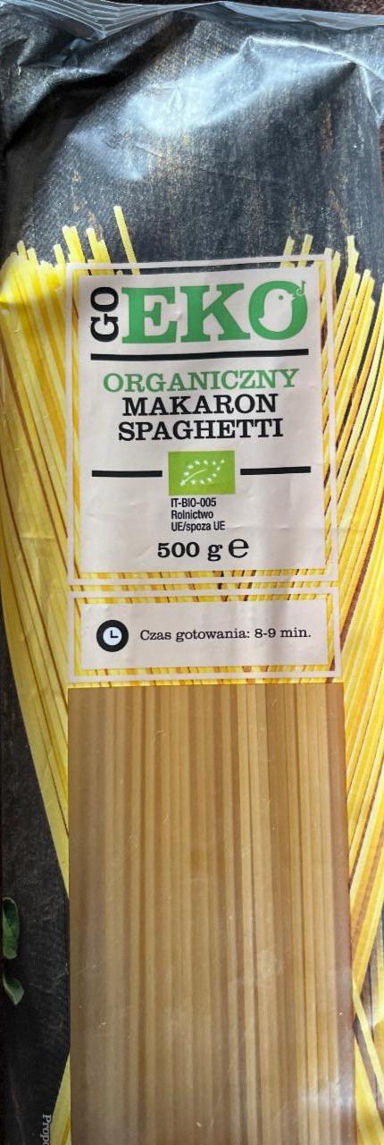 Zdjęcia - Organiczny makaron spaghetti GoEko