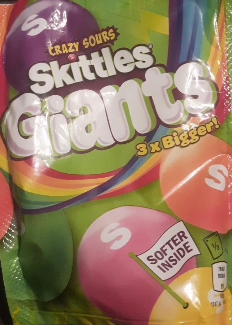 Zdjęcia - Skittles Giants Crazy sours