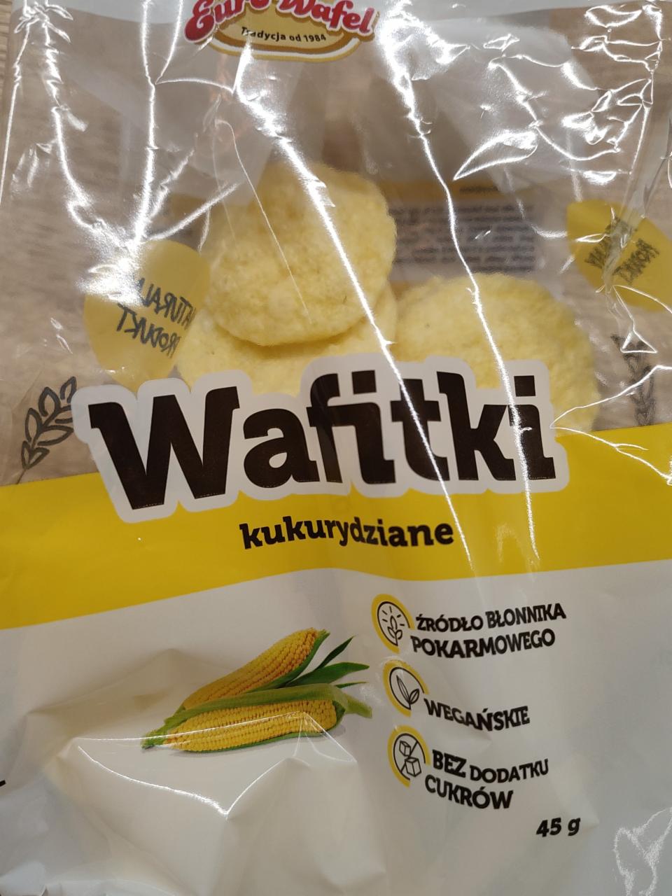 Zdjęcia - Eurowafel Wafitki kukurydziane 45 g