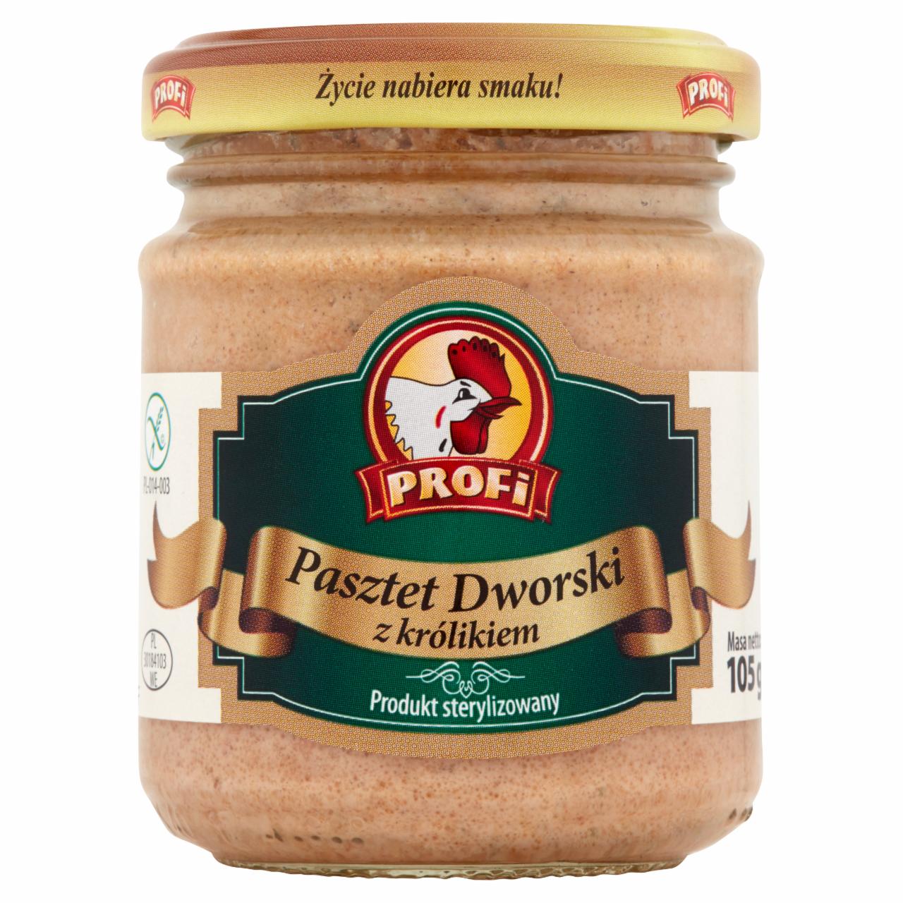 Zdjęcia - Profi Pasztet Dworski z królikiem 105 g