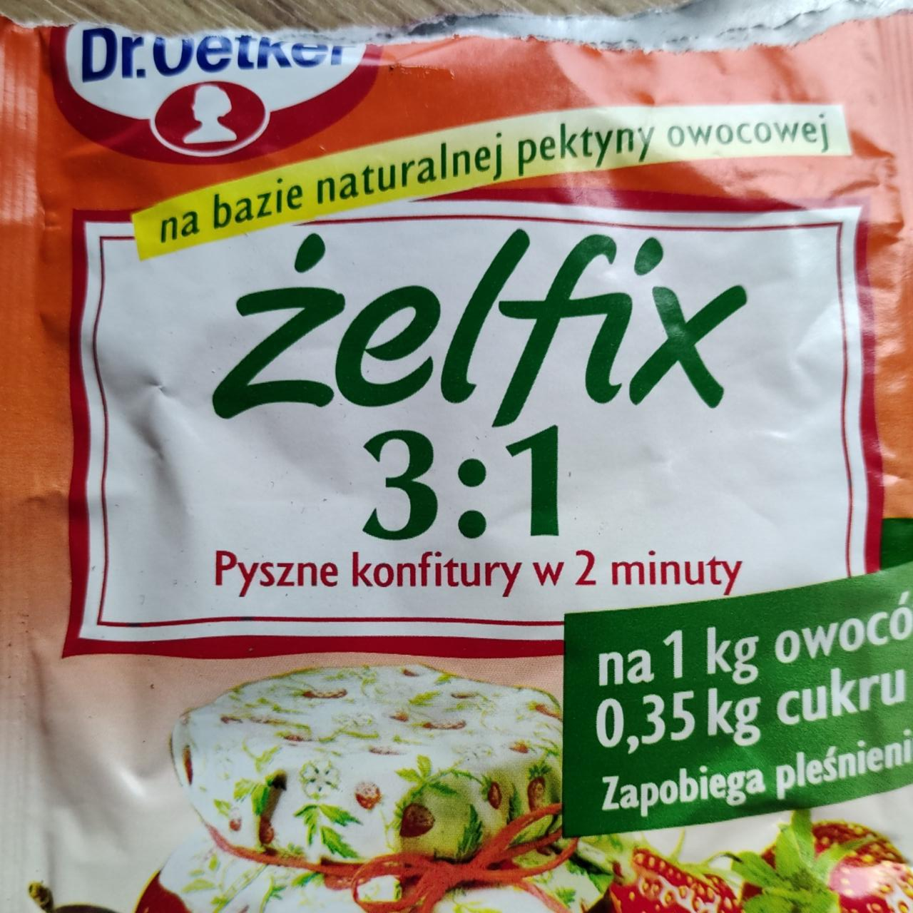 Zdjęcia - Dr. Oetker Żelfix 3:1 40 g