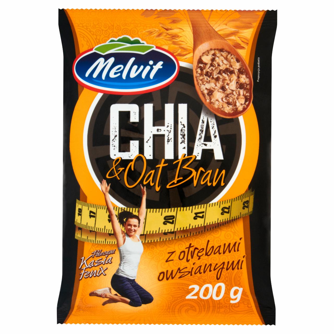 Zdjęcia - Melvit Chia z otrębami owsianymi 200 g