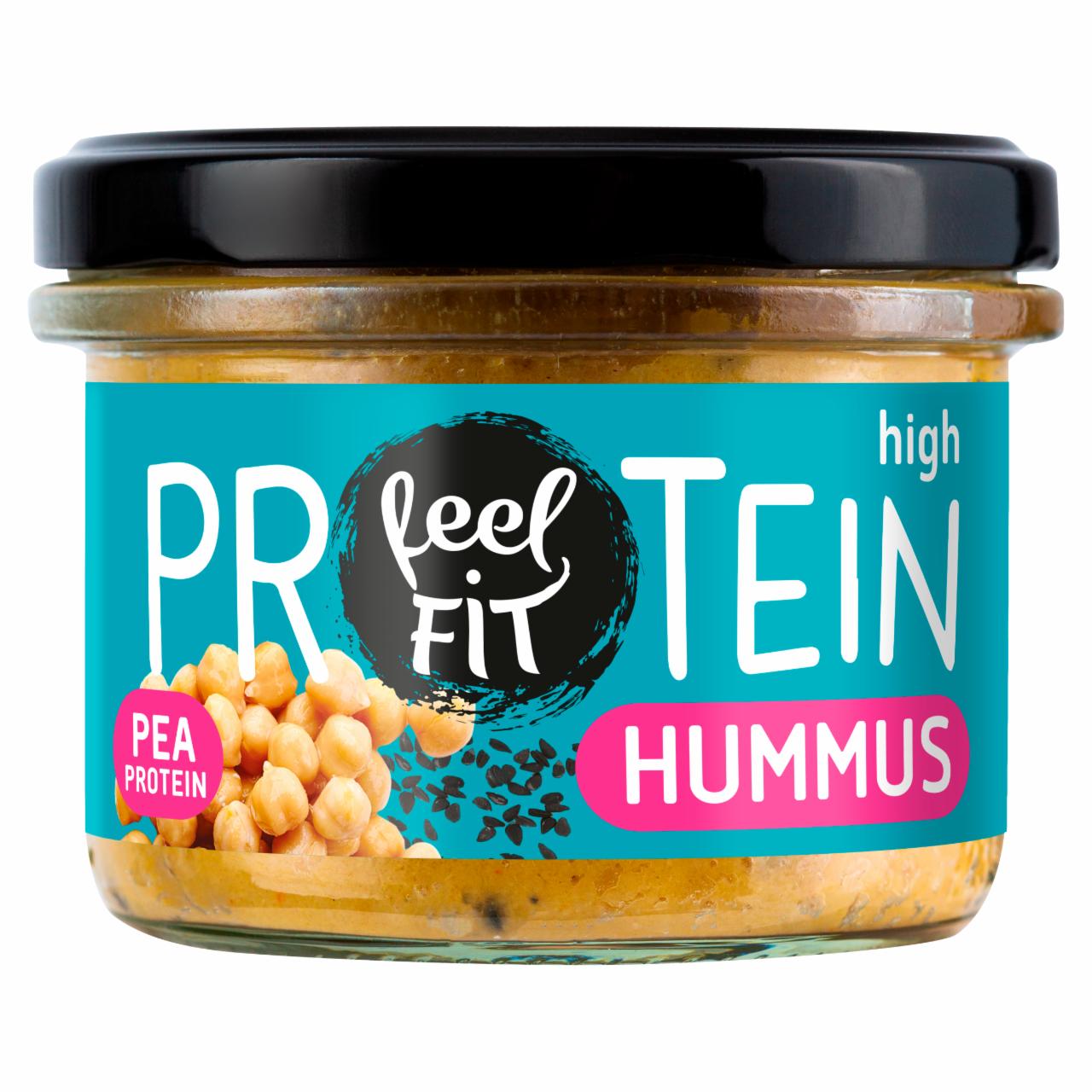 Zdjęcia - Feel Fit Protein Hummus białkowy z czarnuszką 185 g