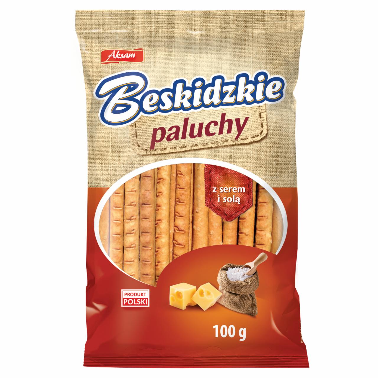 Zdjęcia - Aksam Beskidzkie Paluchy z serem i solą 100 g