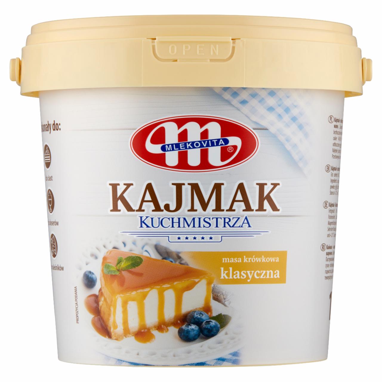 Zdjęcia - Mlekovita Kajmak kuchmistrza masa krówkowa klasyczna 1 kg