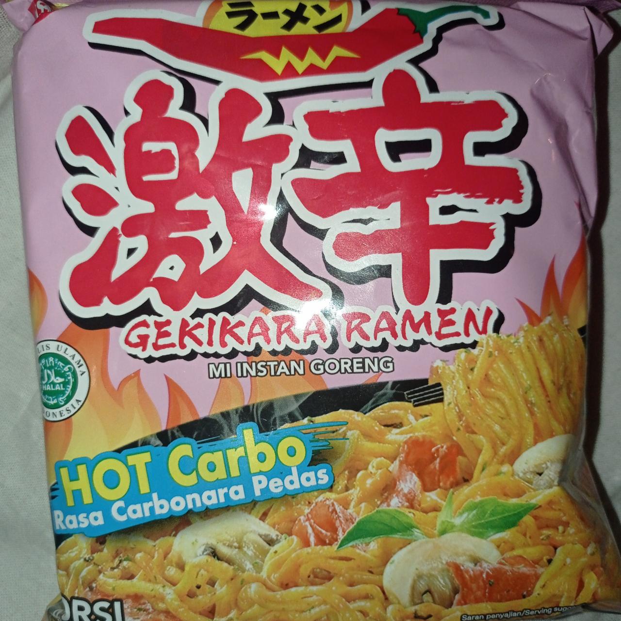 Zdjęcia - Gekikara Ramen Hot Carbo Nissin