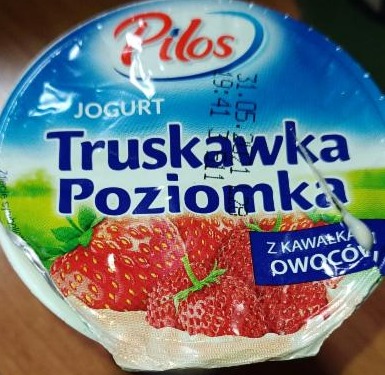 Zdjęcia - Jogurt truskawka poziomka Pilos