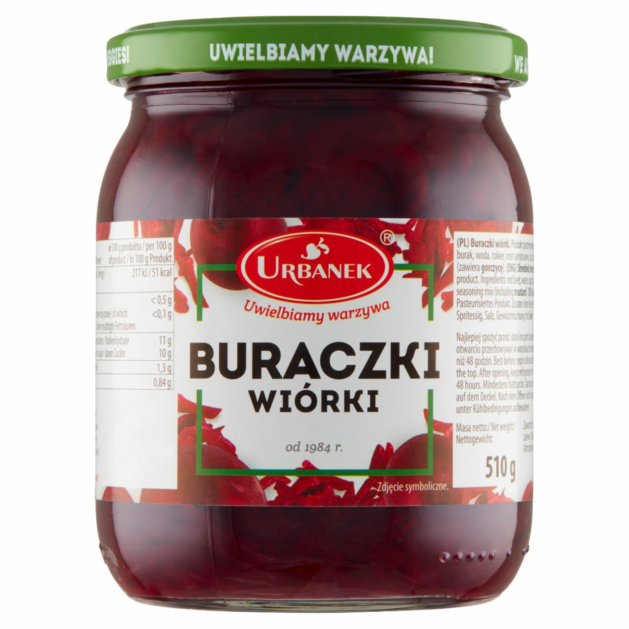 Zdjęcia - Urbanek Buraczki wiórki 510 g