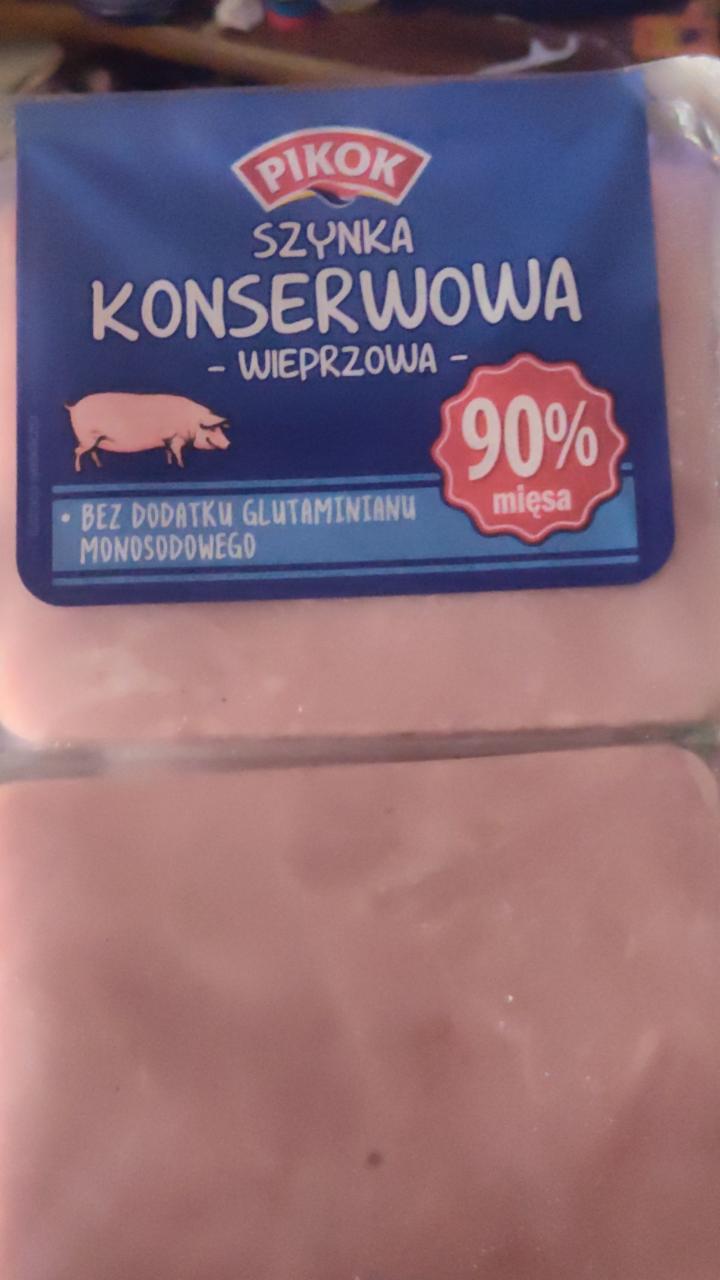 Zdjęcia - Szynka konserwowa wieprzowa 90% mięsa Pikok