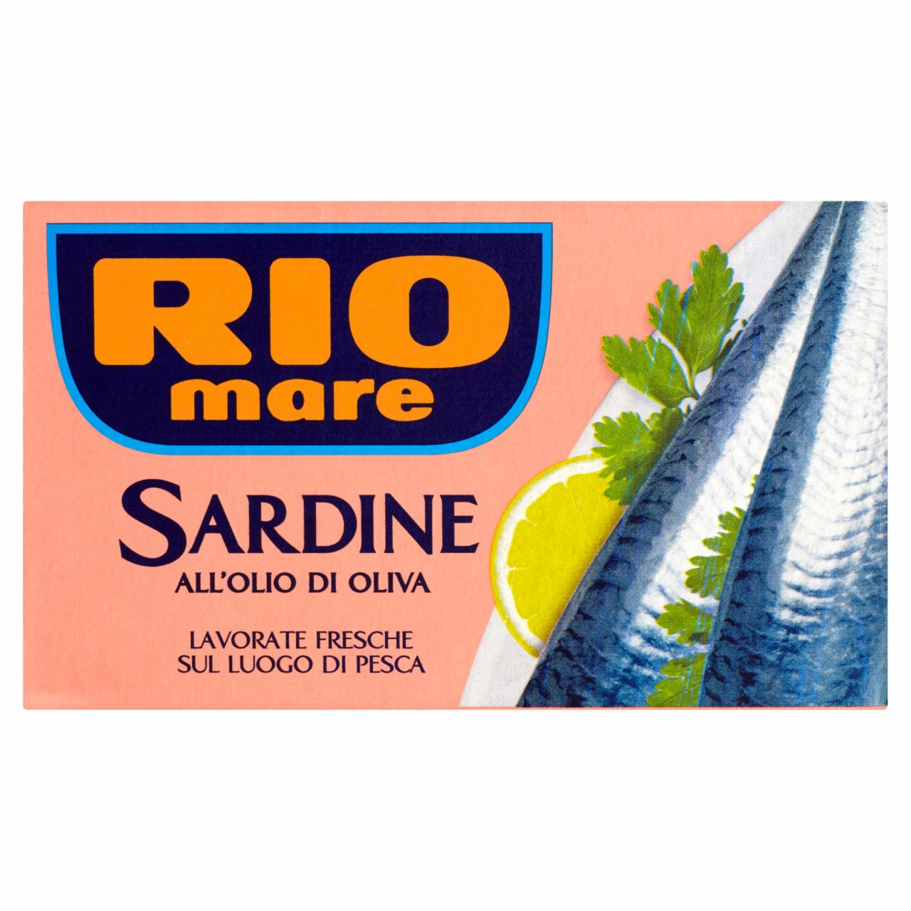 Zdjęcia - Rio Mare Sardynki w oliwie z oliwek 120 g