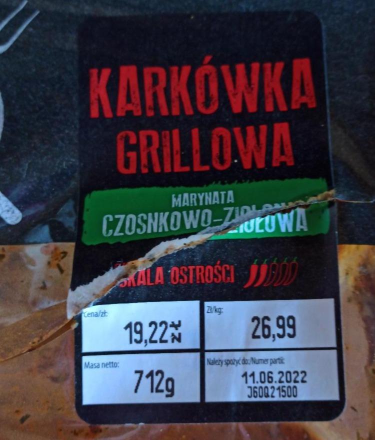 Zdjęcia - Karkówka grillowa w marynacie czoskowo-ziołowej Biedronka